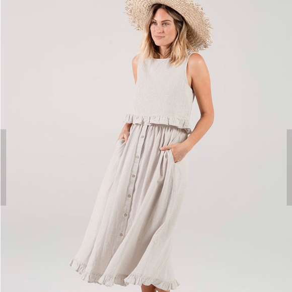 Rylee + Cru Oceanside Skirt & Top set - Picture 1 of 13
